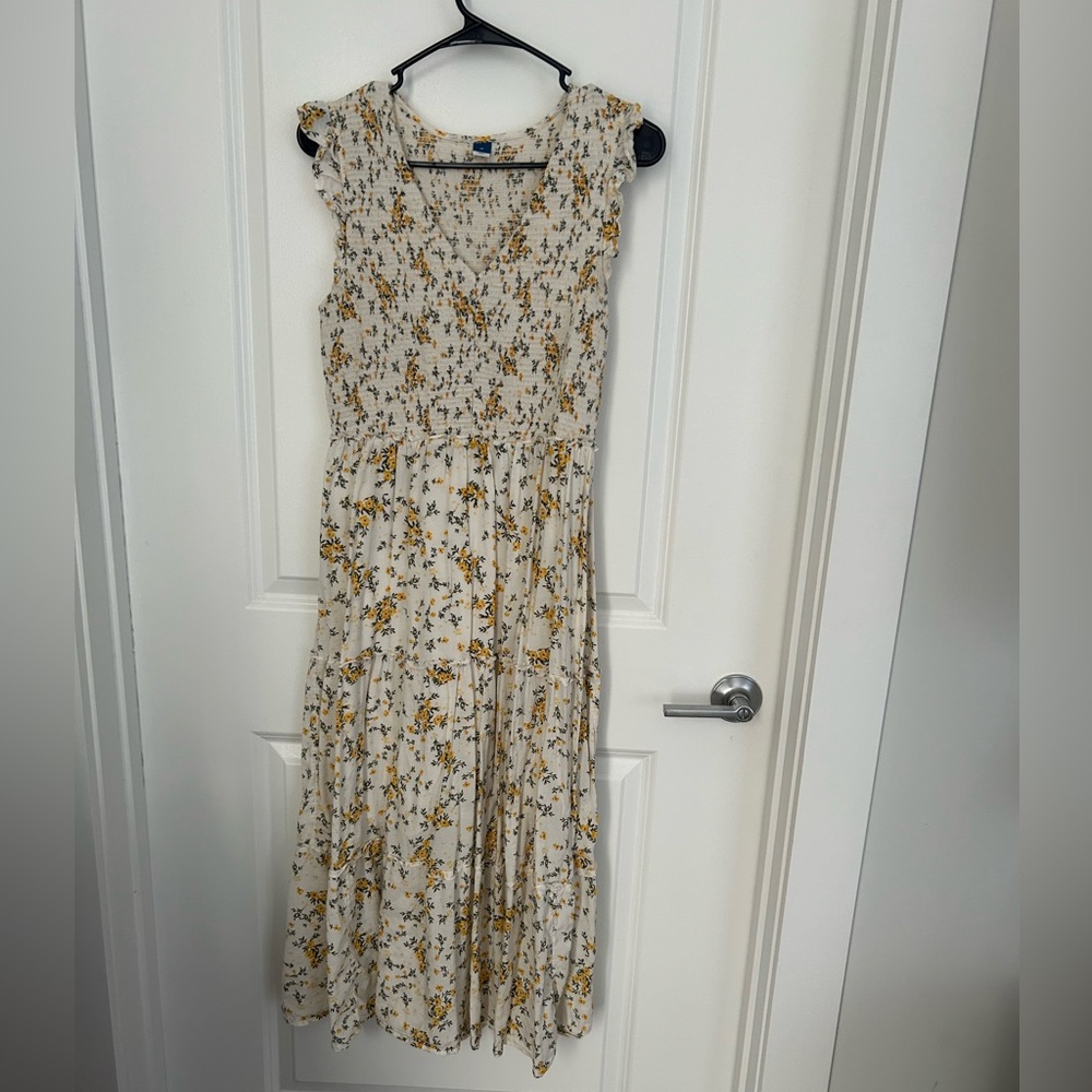 Floral Maxi Dress Old Navy Size Medium